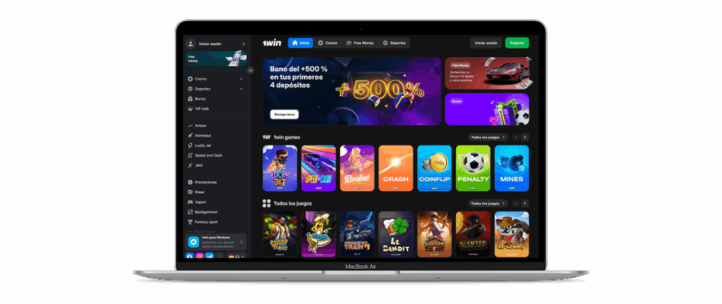 Haz tus apuestas y juega a juegos de casino con 1Win en México
